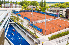 NTC Amstelveen bovenaanzicht NTC Amstelveen bovenaanzicht